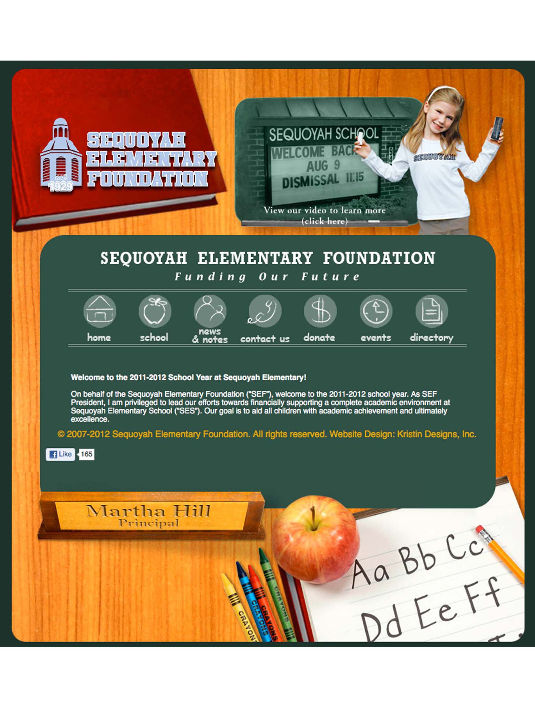 Sequoyah Elementary Foundation Web Development