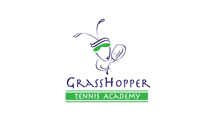 Grass Hopper Tennis Academy Logo Design