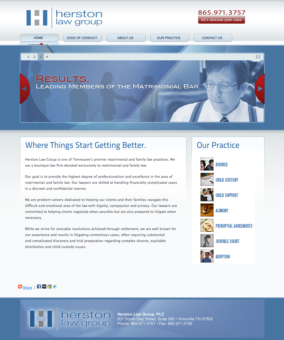 Herston Law Group Web Development